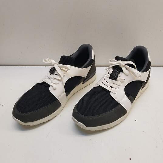 Kenneth Cole Reaction Rafi Jogger Black/White Athletic Shoes Men's Size 13 image number 2