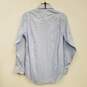 NWT Mens Blue Slim Fit Long Sleeve Spread Collar Dress Shirt Size 15-32/33 image number 2