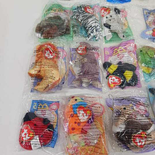 Bundle of 29 Assorted Ty Beanie Babies McDonalds NIP image number 2