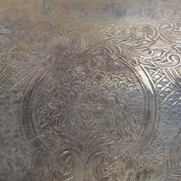 Footed Silverplate  Tray alternative image