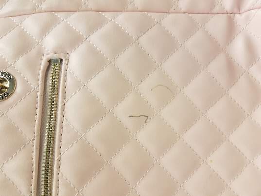 Buy the Guess Faux Leather Quilted Shoulder Bag
