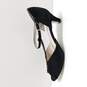 Werner Kern Women's Black Rhinestone T-Strap Ballroom Heels Size 6.5 image number 2