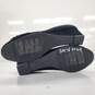 Stuart Weitzman Studded Bow Black Suede Low Wedge Pumps Women's Size 6M image number 6