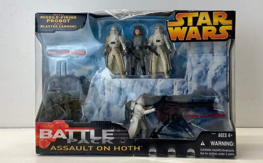 Hasbro Star Wars Battle Pack Assault On Hoth Action Figures image number 1