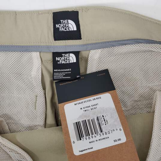 NWT The North Face MN's Sprag Twill Beige Shorts Size 38 /R image number 3
