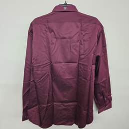 Maroon Slim Fit Button Up alternative image