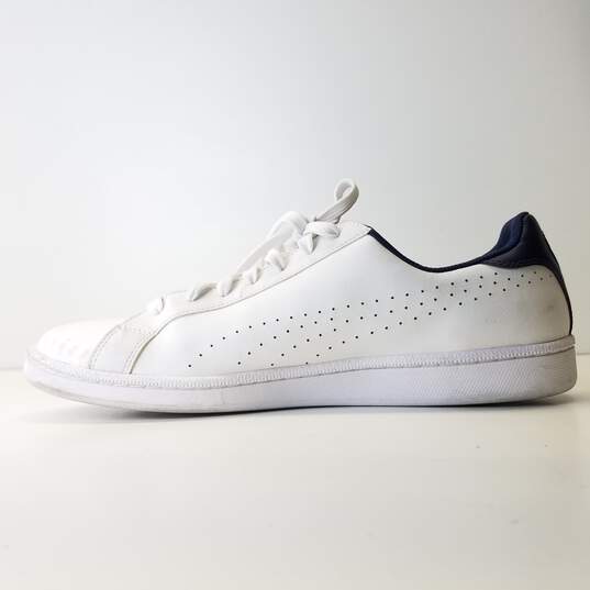 Puma Smash Perf C Men's Soft Comfort White/Navy Shoes Sz. 12 image number 2