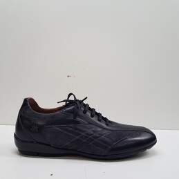 Mezlan Leather Low Top Sneakers Black 7.5