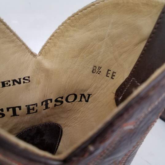 Stetson Western Boots Size 8.5EE image number 4