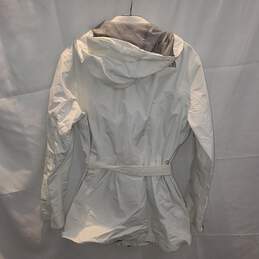 The North Face Hyvent White Full Zip Hooded Jacket Women's Size XL alternative image