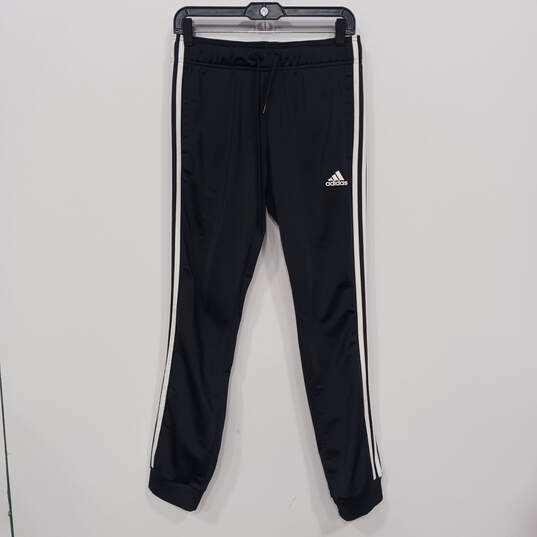 Adidas Women's Black & White Track Pants Size S image number 1