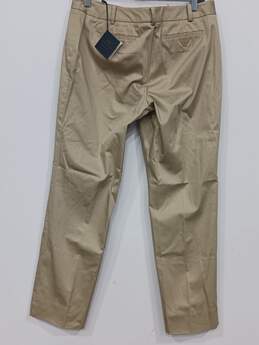 Brooks Brothers 346 Women's Tan Natalie Fit Capri Style Pants Size 8 with Tags alternative image