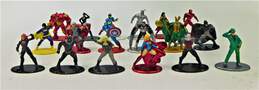Lot of 23 Jada Nano Metalfigs DC & Marvel Figurines