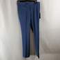 Women Blue Wool Dress Pant Sz 12R/26W NWT image number 3