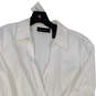 NWT Womens White Long Sleeve Collared Button-Up Shirt Size Large image number 3