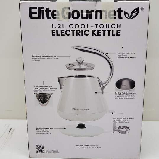 Elite Gourmet Cool-Touch Electric Kettle 1.2L IOB image number 9