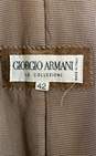 Giorgio Armani Men Olive Green Trench Coat Sz 42 image number 3