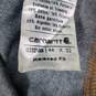Mens Relaxed Fit Medium Wash Denim 5 Pocket Design Carpenter Jeans Size 44X32 image number 4