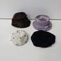 Bundle of 4 Assorted Vintage Hats (Different Styles, Different Sizes, Different Colors) image number 1