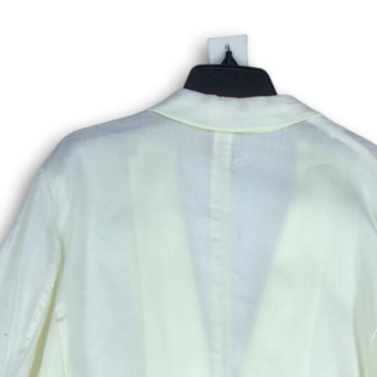 NWT Worthington Womens White Long Sleeve Double-Breasted Blazer XL image number 4