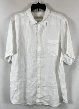 Tommy Bahama White T-shirt - Size X Large
