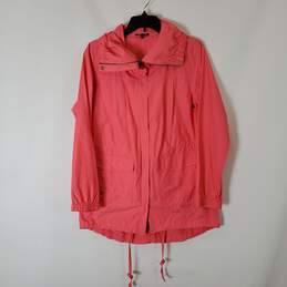 Eileen Fisher Women Salmon Pink Parka Jacket sz XS