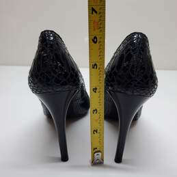 MICHAEL Michael Kors Black Leather  Pump Heels Women's Size 7.5M alternative image