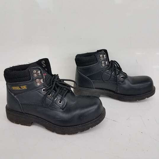 Brahma Steel Toe Boots Black Size 7.5W image number 2