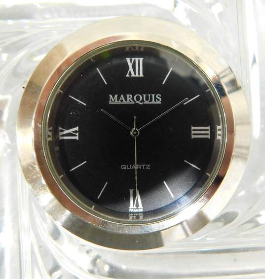 Waterford Crystal Small Metropolitan & Marquis Artesia Desk Clocks image number 4