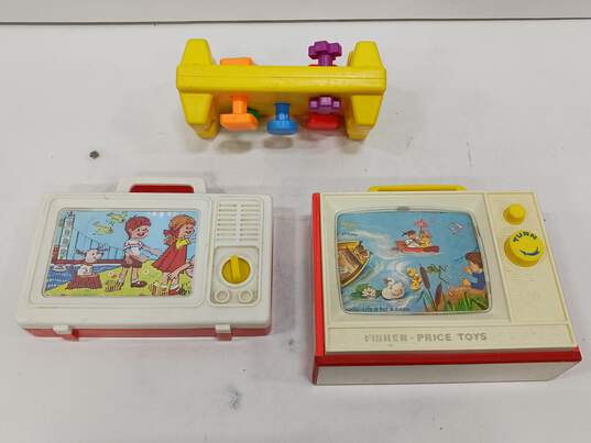 Vintage Bundle of 4 Assorted Fisher Price Toys image number 3