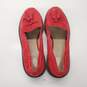 Ann Taylor Jubilee Red Suede Loafers Women's Size 7.5M image number 4