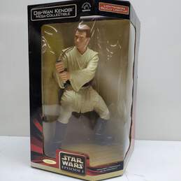 Applause Star Wars Episode I Obi-Wan Kenobi Mega-Collectible Action Figure IOB