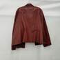 Eddie Bauer Red Leather Jacket Size XXL image number 3