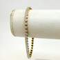 14K Yellow Gold 0.90 CTTW Round Diamond Tennis Bracelet 13.3g image number 2
