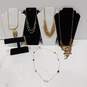 Dazzling 6pc Gold Tone Costume Jewelry Collection image number 1