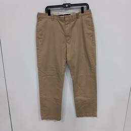 J.Crew Beige/Brown Essential Chino Pants Size 35w 32L