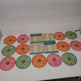 Vintage Kenner Tune-Disks Blow-a-Tune Sets A-D Disks 1-10 + Birthday Song alternative image