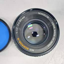 Minolta MD Rokkor-X 1:1.7 50mm Camera Lens alternative image