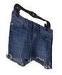 Womens Blue Medium Wash Pockets Denim Cut Off Shorts Size 29 image number 3