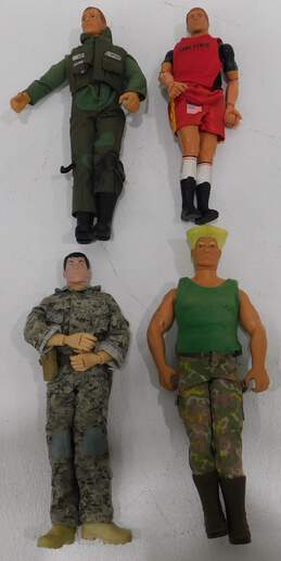 VTG 1990s Hasbro G.I. Joe Action Figures Lot of 4 Guile Marines Air Force