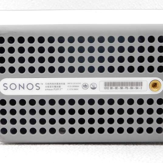 Sonos Play 3 White Wireless Speaker w/ Power Cable image number 3