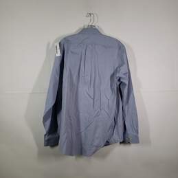 Mens Non-Iron Cotton Collared Long Sleeve Button Front Dress Shirt Size 16-36 alternative image