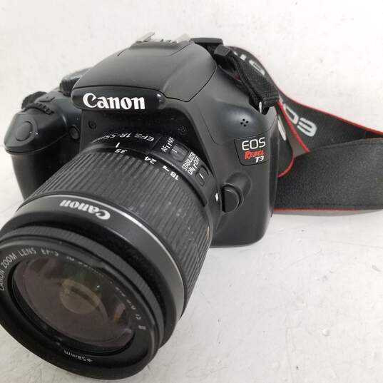 UNTESTED Canon EOS Rebel T3 DSLR Camera & EF-S 18-55mm Lens image number 3