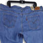 NWT Womens Blue Denim Medium Wash 5-Pocket Design Straight Leg Jeans Sz 20W image number 4