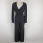 Adrianna Papell Women Black Jumpsuit Sz 8 Nwt image number 1