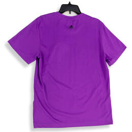 NWT Mens Purple Rose Logo Crew Neck Short Sleeve Pullover T-Shirt Size L alternative image
