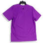 NWT Mens Purple Rose Logo Crew Neck Short Sleeve Pullover T-Shirt Size L image number 2