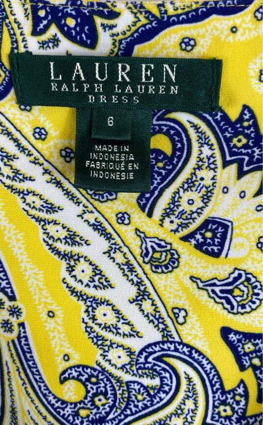Lauren Ralph Lauren Yellow Casual Dress - Size 6 image number 3