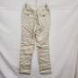 NWT Tommy Bahama WM's Beige Cotton Linen Stretch Trousers Size M/30 image number 2