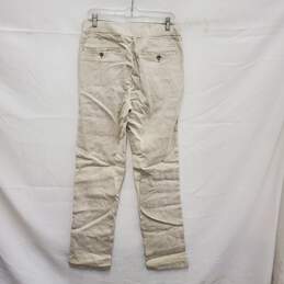 NWT Tommy Bahama WM's Beige Cotton Linen Stretch Trousers Size M/30 alternative image